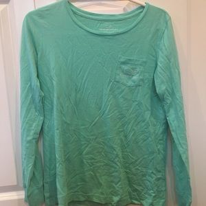 Women’s Vineyard Vines Long Sleeve Teal Tee